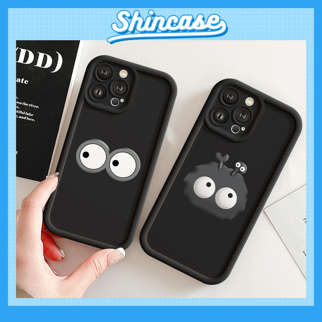 Ốp Điện Thoại Mềm Chống Sốc Họa Tiết Black Eyes 3D 6/6s/6plus/6splus/7plus/8/plus/x/xs/xr/11/12/13/14/15/pro/max/promax