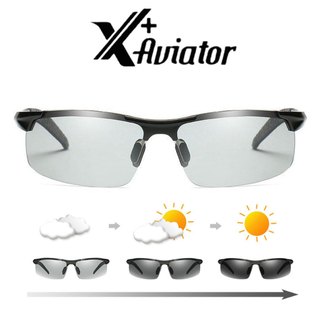 Kính Phân Cực Đi Đường Ngày Và Đêm AORON-8177G Thời Trang Nam Chất Liệu Hợp Kim nhôm magie- tròng kính Palaroid phân cực