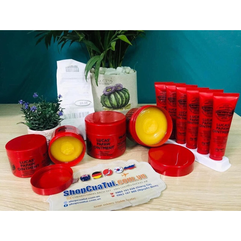 Kem đa năng chiết suất đu đủ Lucas Paw paw Ointment của Úc