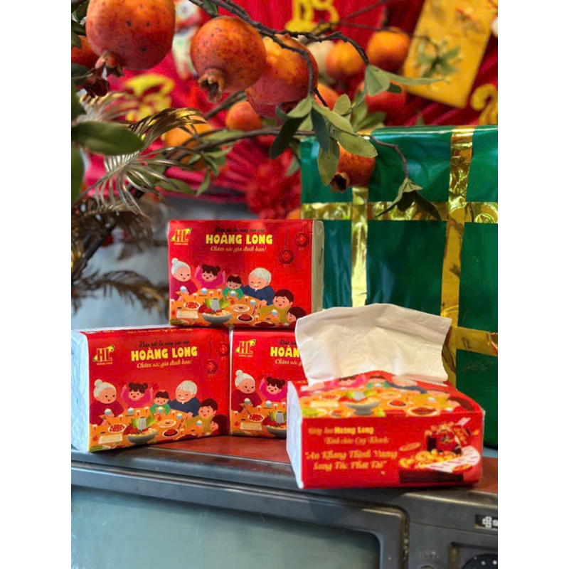 Sỉ 10 Gói Giấy Ăn Rút Phiên Bản Tết 2024