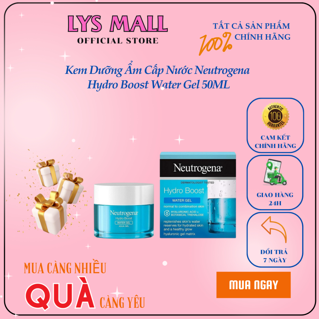 Kem Dưỡng Ẩm Cấp Nước Neutrogena Hydro Boost Water Gel 50ML