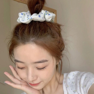 Dây buộc tóc Scrunchies hoa