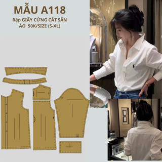RẬP GIẤY CỨNG CẮT SẴN ÁO A118