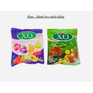  Kẹo XO vị chanh vị hoa quả 110g - Thái Lan  50 cái gói  
