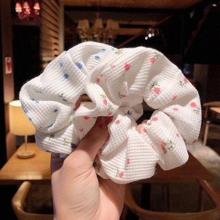 Dây buộc tóc Scrunchies hoa