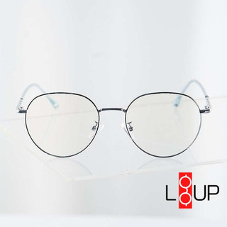 Gọng kính cận kim loại nam nữ mắt tròn thanh mảnh 2998 Liup Eyewear nhiều màu đen, bạc, hồng, thời trang unisex