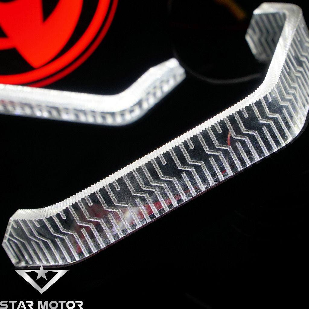 Bộ vòng LED 3D BMW kèm mặt xoay Sharingan dành cho AB, SH, Winner X, Exciter, Vario