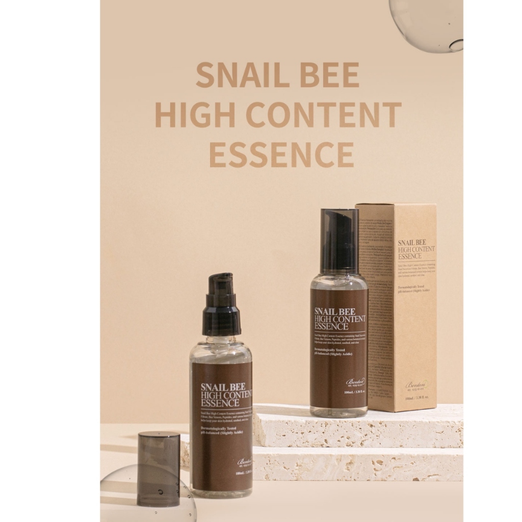 (new) Serum phục hồi cho da mụn nhạy cảm Benton Snail Bee High Content Essence 100ml
