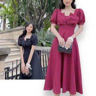 Đầm xoè tay phồng dự tiệc ( Quận tân Phú, Hoả tốc HCM )