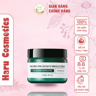 Kem Dưỡng Some By Mi AHA-BHA-PHA 30 Days Miracle Cream Giảm Mụn Và Dưỡng Da Hiệu Quả Cho Da Mụn, Bảo Vệ Cho Da 60g