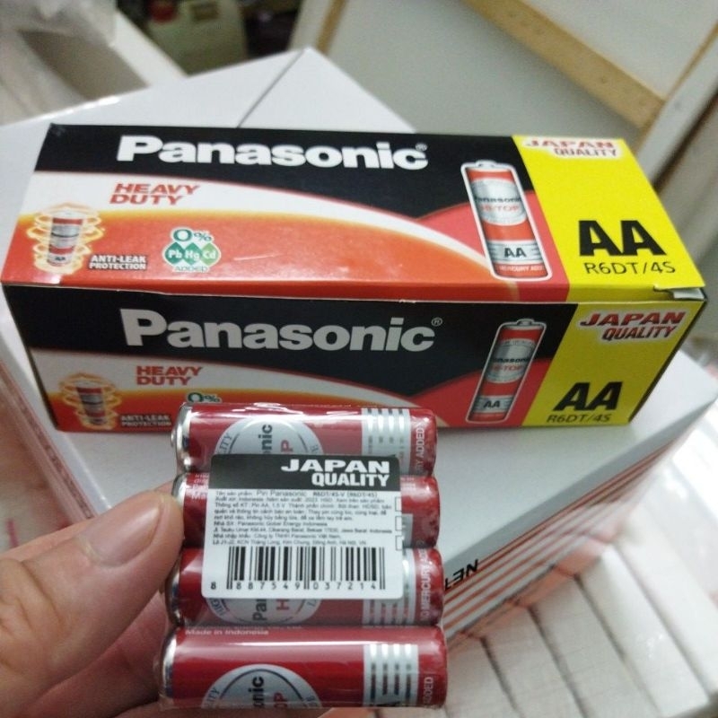 FREESHIP - 1 hộp 60 viên Pin Panasonic AA xanh