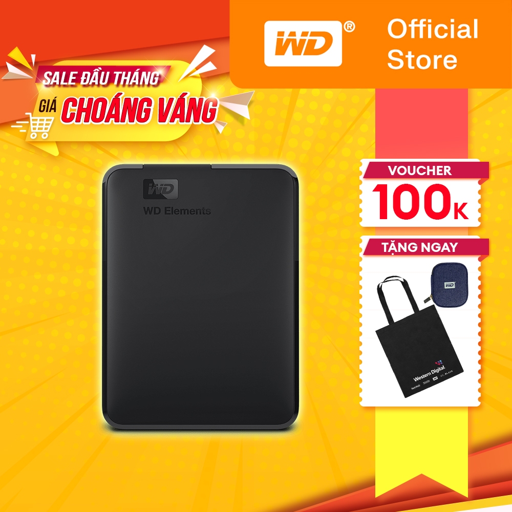 Ổ cứng di động WD Elements 2.5 Inch 1TB | 2TB | 3TB | 4TB chính hãng