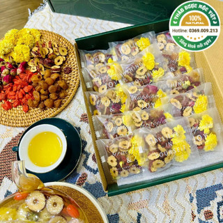 Trà dưỡng nhan, trà thảo mộc, trà thanh nhiệt CÓ MIX CÁC LOẠI (Hộp 30 gói) đẹp da, giữ dáng, thanh lọc mát gan, dễ ngủ