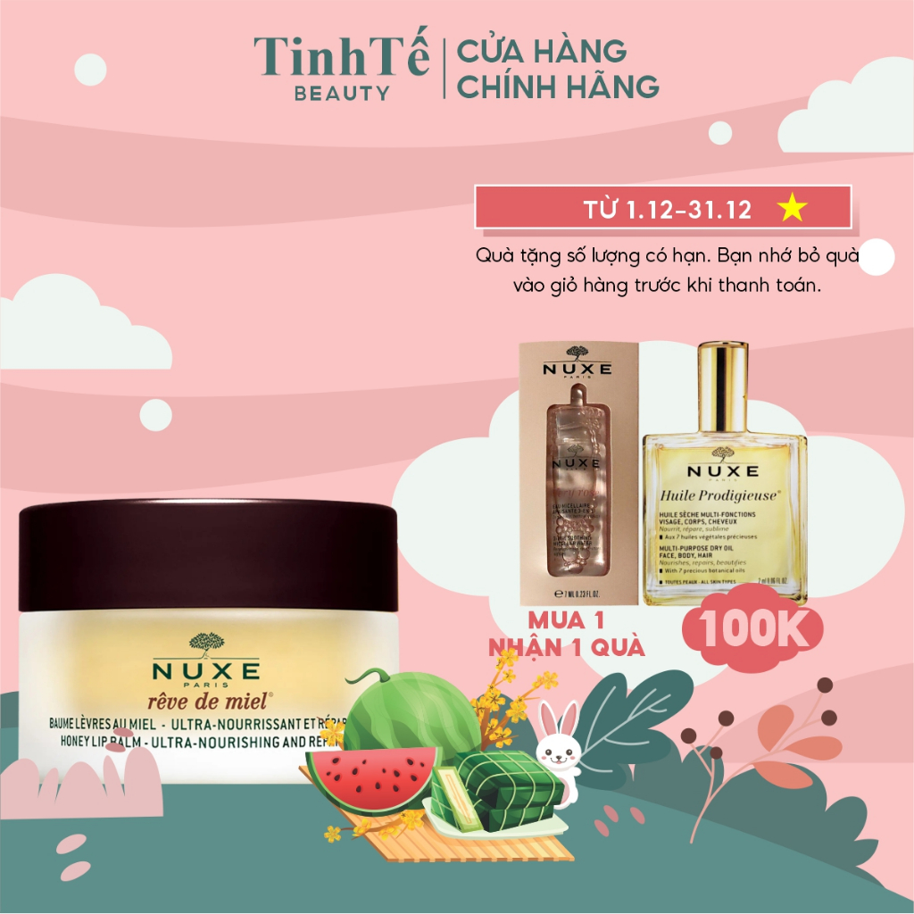 Sáp dưỡng môi Nuxe Ultra nourishing Lip Balm Reve de Miel 15g