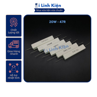 Điện trở sứ 20w 47r 5% chất lượng tốt