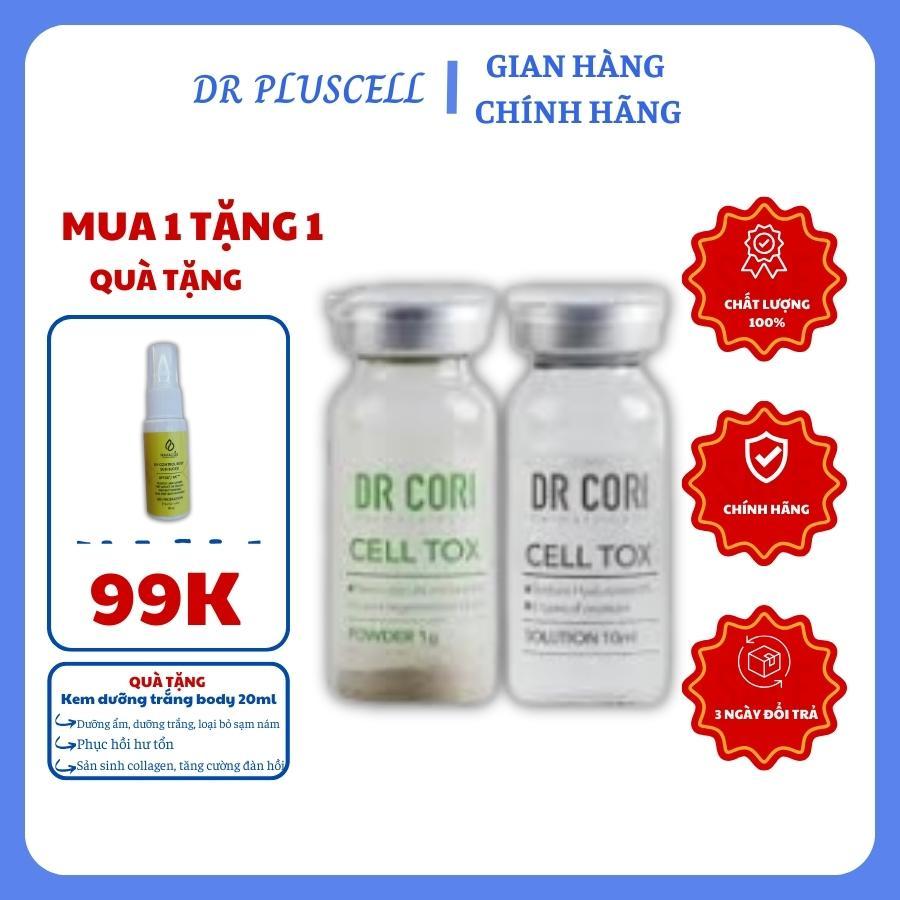 Siêu Vi Kim Tảo Biển Dr Pluscell Nano Tox Peel - Dr Cori Cell Tox (1 cặp)