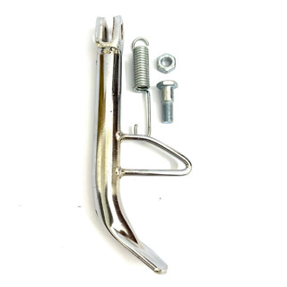 Chân Chống Cạnh INOX Trắng Lắp Xe Wave A 2007-2021, Wave 50cc, RSX, Blade