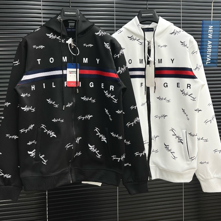 Áo Hoodie TOMMY Hilfiger Thêu Logo Có Mũ , Áo Thể Thao Nam Nữ full Màu hot trend Chất Poly Cao Cấp 2024