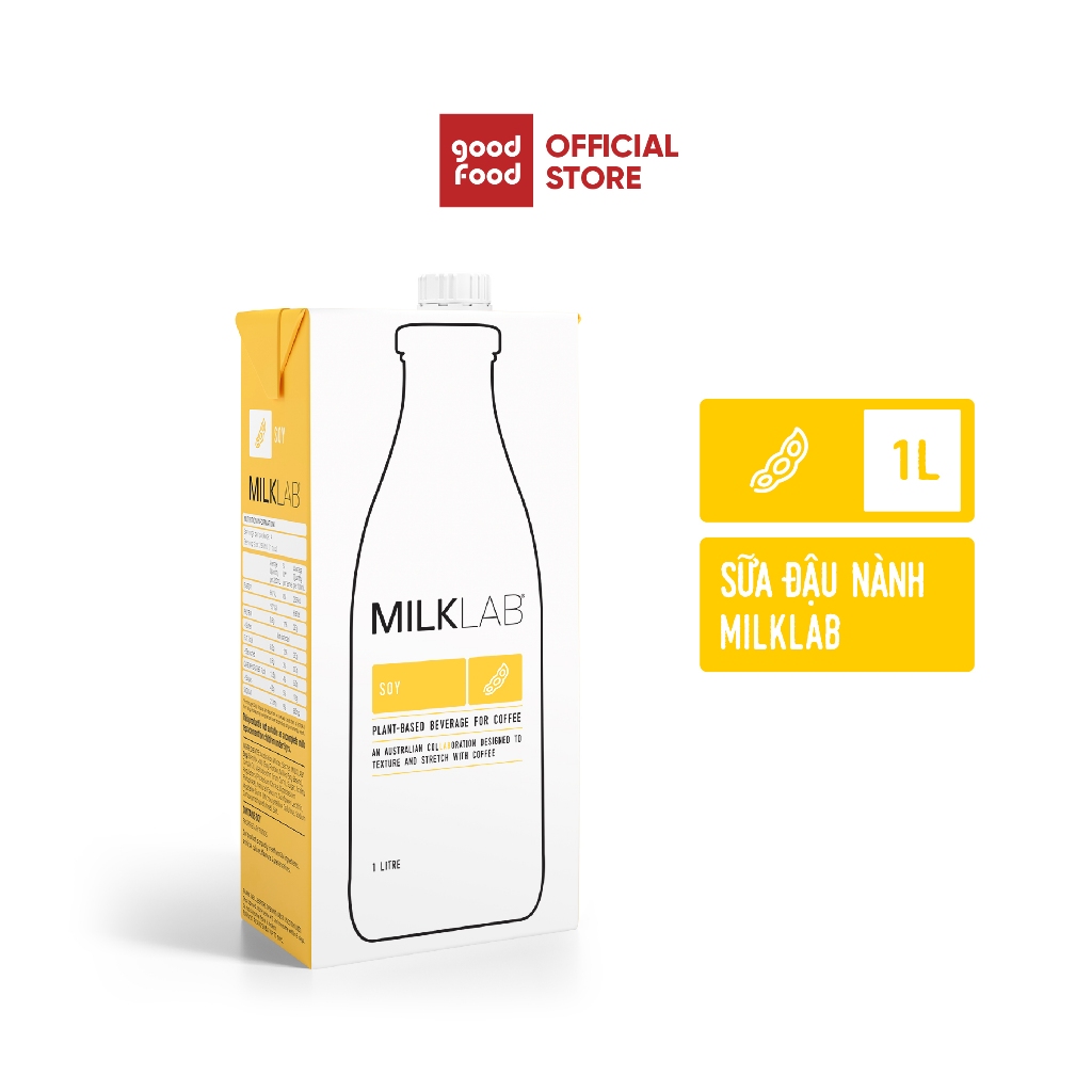 Sữa Hạt Milklab đậu nành 1l