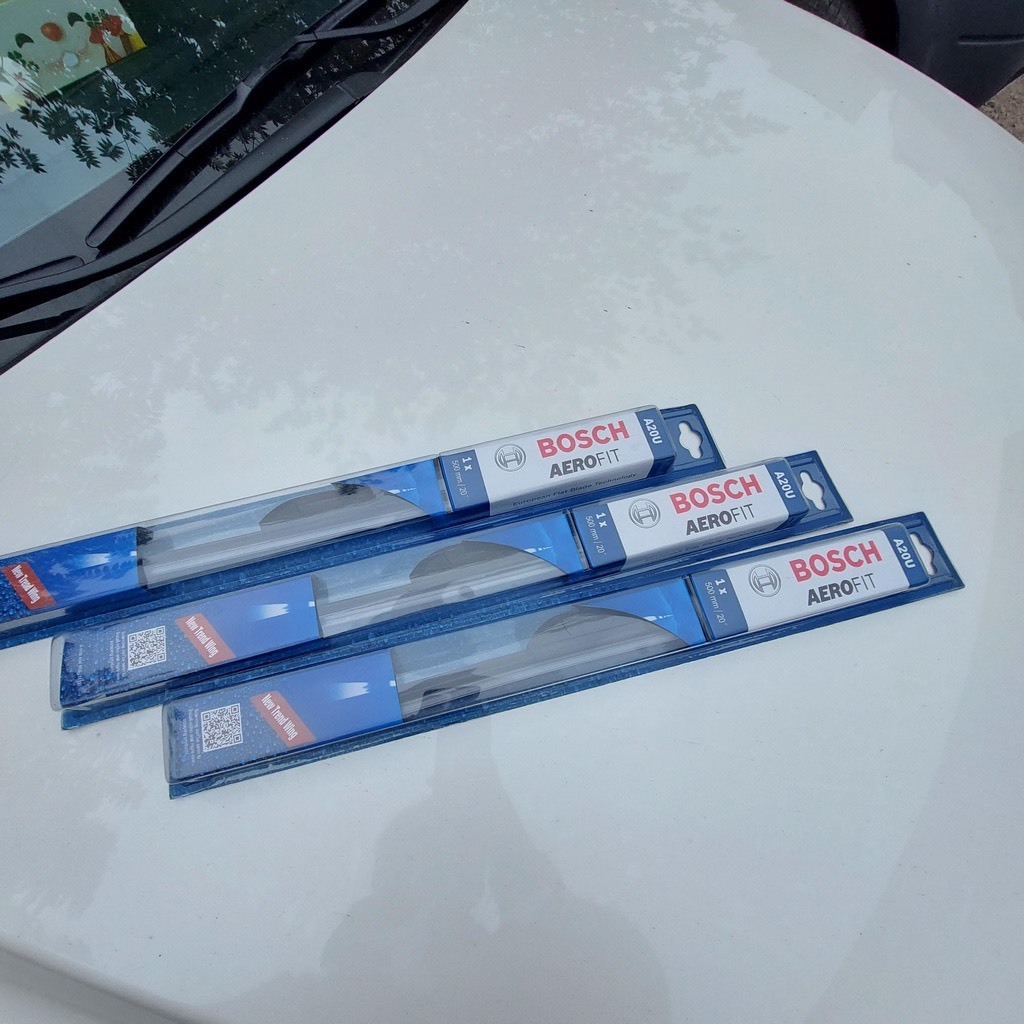 Gạt Mưa Xe Nissan Navara Thương Hiệu BOSCH Aerofit Lưỡi Silicone Cao Cấp Chính Hãng