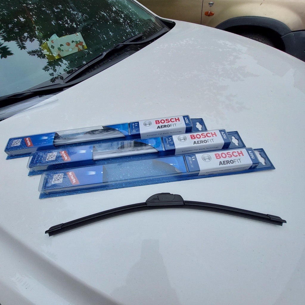 Gạt Mưa Xe Nissan Navara Thương Hiệu BOSCH Aerofit Lưỡi Silicone Cao Cấp Chính Hãng