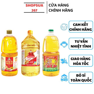 Dầu Ăn Meizan Gold/ Cái Lân/ Neptune Light - Chai 2L