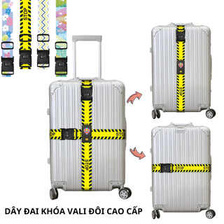 Dây đai vali đôi cao cấp có khóa số chống trộm,bảo vệ hành lý an toàn khi đi du lịch