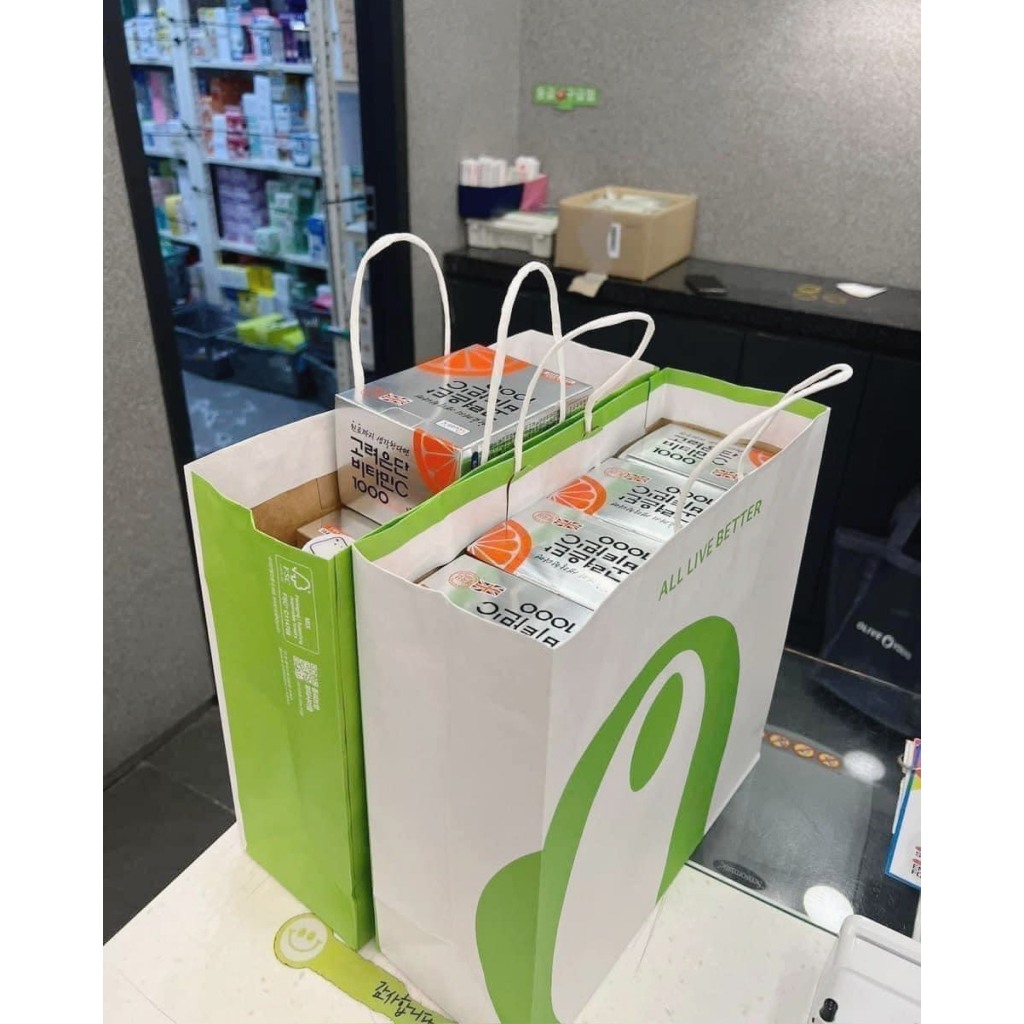 Hộp 120 Viên Uống Cung Cấp Vitamin C 1000mg Eundan Hàn Quốc