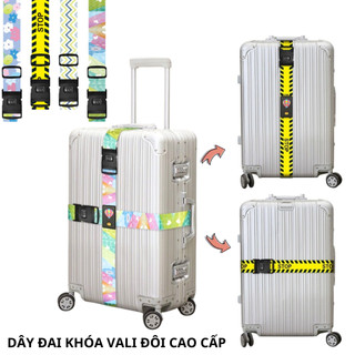 Dây đai vali đôi có khóa số cao cấp chống trộm và thất lạc khi du lịch