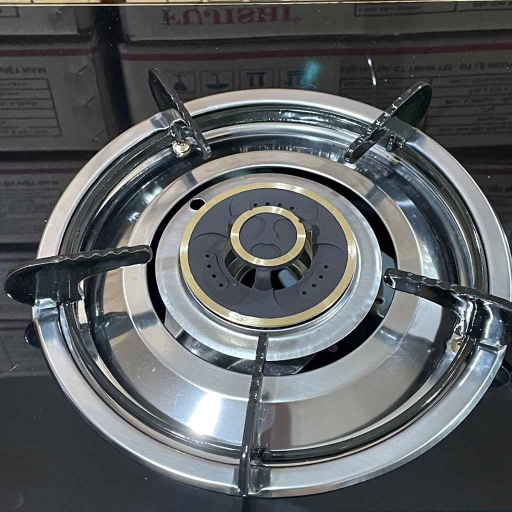 Bếp gas âm FUJISHI FJ-809IC - CHÉN ĐỒNG - KÍNH XANH - Đánh lửa IC cực nhạy - Bảo hành chính hãng 02 Năm