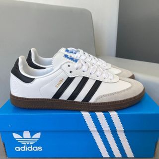 Giày_adidas samba og trắng đế nâu, giày thể thao das samba og nam nữ siêu hot, full box bill