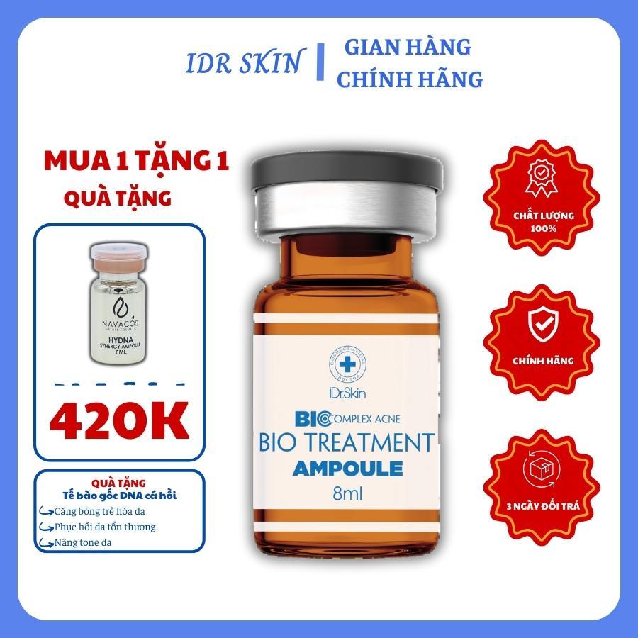 Tế bào gốc giảm mụn Bio Acne Treatment Ampoule 8ml chính hãng iDr.Skin (1 lọ*8ml)