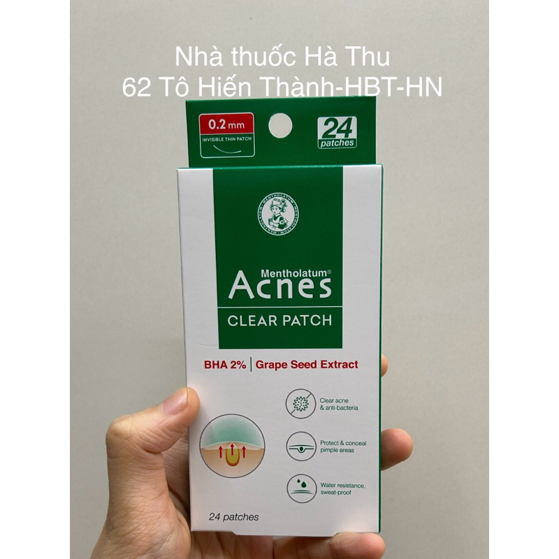 Miếng dán mụn ACNES CLEAR PATCH 24 miếng( có ảnh dùng sp )