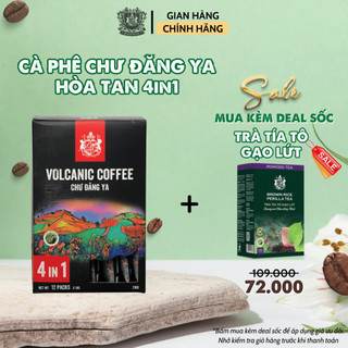 Cà Phê Mohodo Volcanic Hòa Tan 4in1 Nguyên Chất Đậm Vị  Núi Lửa Chư Đăng Ya Hộp - 216G