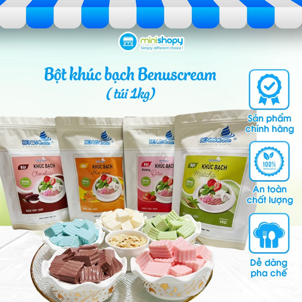 Bột Khúc Bạch BENUSCream - 1kg