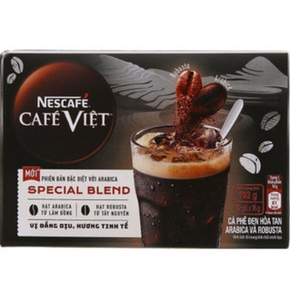 Cà phê nescafe café việt-café đen hòa tan arabica và robusta 192g