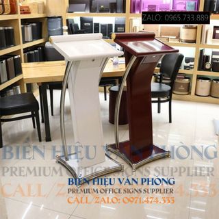 Bục phát biểu hội nghị, bục phát biểu thân khung inox sự kiện,trường học, bục lễ tân