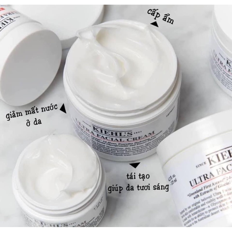 Kem dưỡng ẩm Ultra Facial Cream Kie 7ml tách set đủ bill pháp
