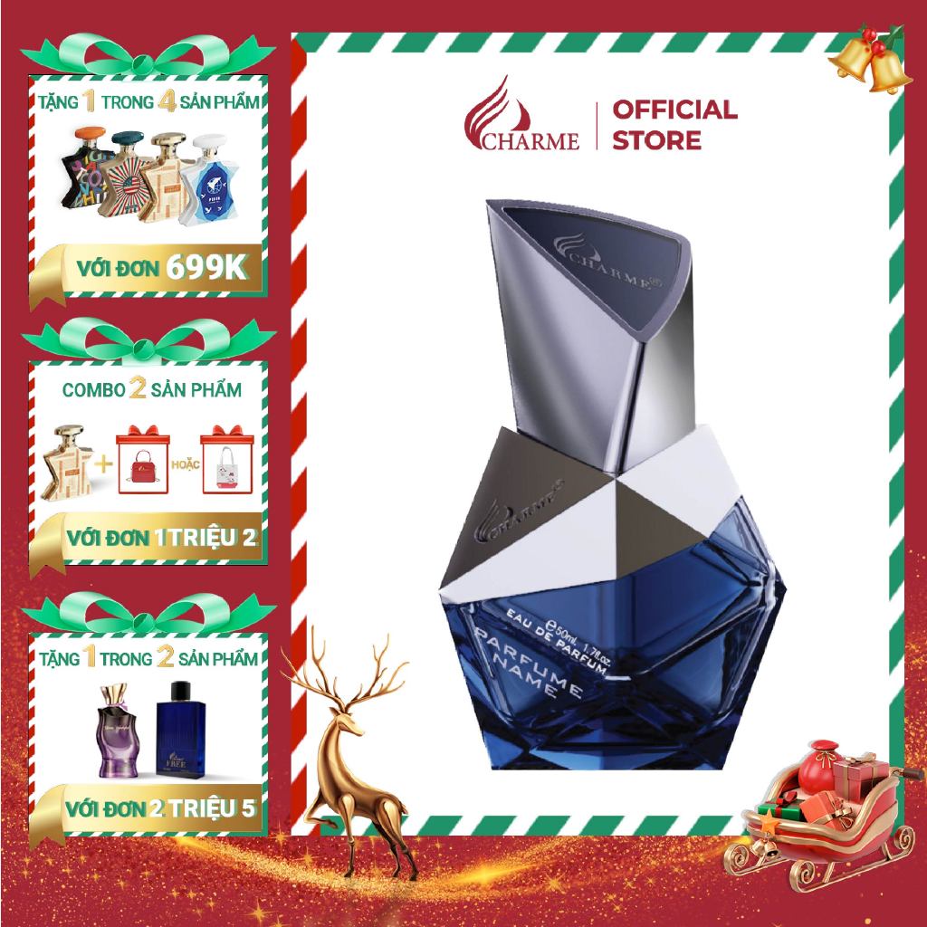 Nước hoa nữ cao cấp, Charme Ladies, hương nước hoa chính hãng, mùi hương quyến rũ, lưu hương cả ngày, 50ml