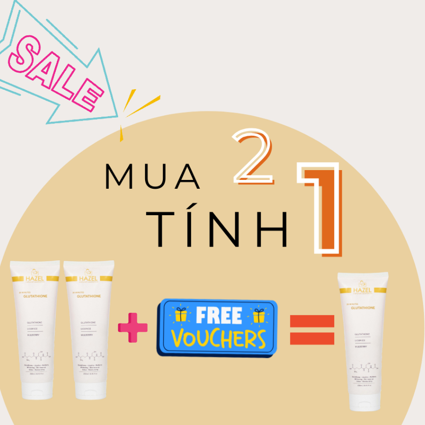 KEM DƯỠNG TRẮNG DA Ủ BODY 20 MINUTES GLUTATHIONE HAZEL (50ML)