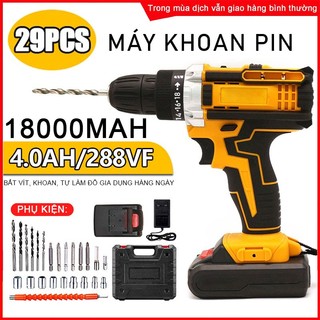 Máy khoan cầm tay,máy bắt vít cầm tay,Máy Khoan Pin Makita,Máy Khoan Pin Bê Tông, khoan pin 24pcs 18000 mah