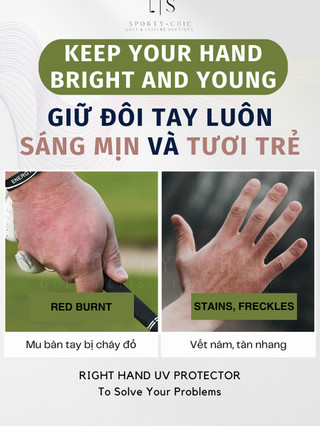[가성비최고] Right Hand cover & Armsleeve_Korean Brand_오른손 자외선 커버 &  팔토시 손등커버_GOLF HAND COVER_UV PROTECT