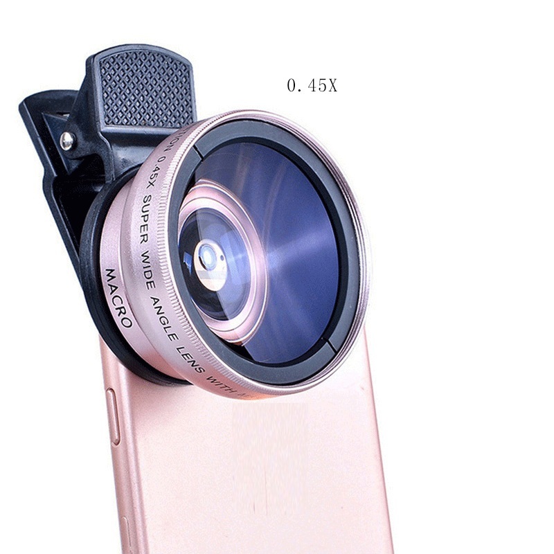 Ống Kính Macro HD Góc Siêu Rộng 0.45X (KIM LOẠI) | BigBuy360 - bigbuy360.vn