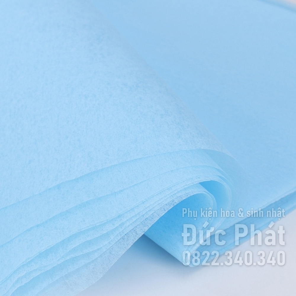 Giấy Mếch Bông Khổ 50*50cm, Dẻo Dai - Chống Thấm Nước, Lót Gói Hoa - Gói Quà