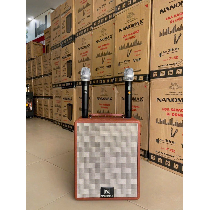 Loa Karaoke xách tay Nanomax K40 bass 20 cm, công suất lớn. Karaoke siêu hay