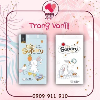 Tã Bỉm SUPDRY Nội Địa Trung dán/quần size M64/L58/XL52