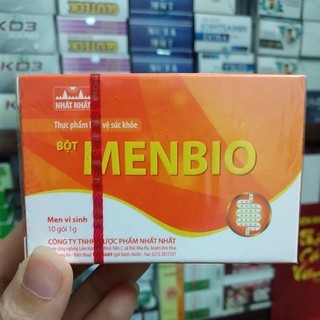 MENBIO Men vi sinh Bio Vigor Nhất Nhất hộp 10 gói hỗ trợ bổ sung lợi khuẩn đường ruột, ổn định tiêu hóa