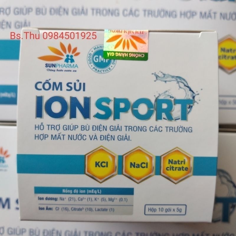 Cốm sủi Oresol Ion Sport  Ozerol Đại UY bù nước và điện giải