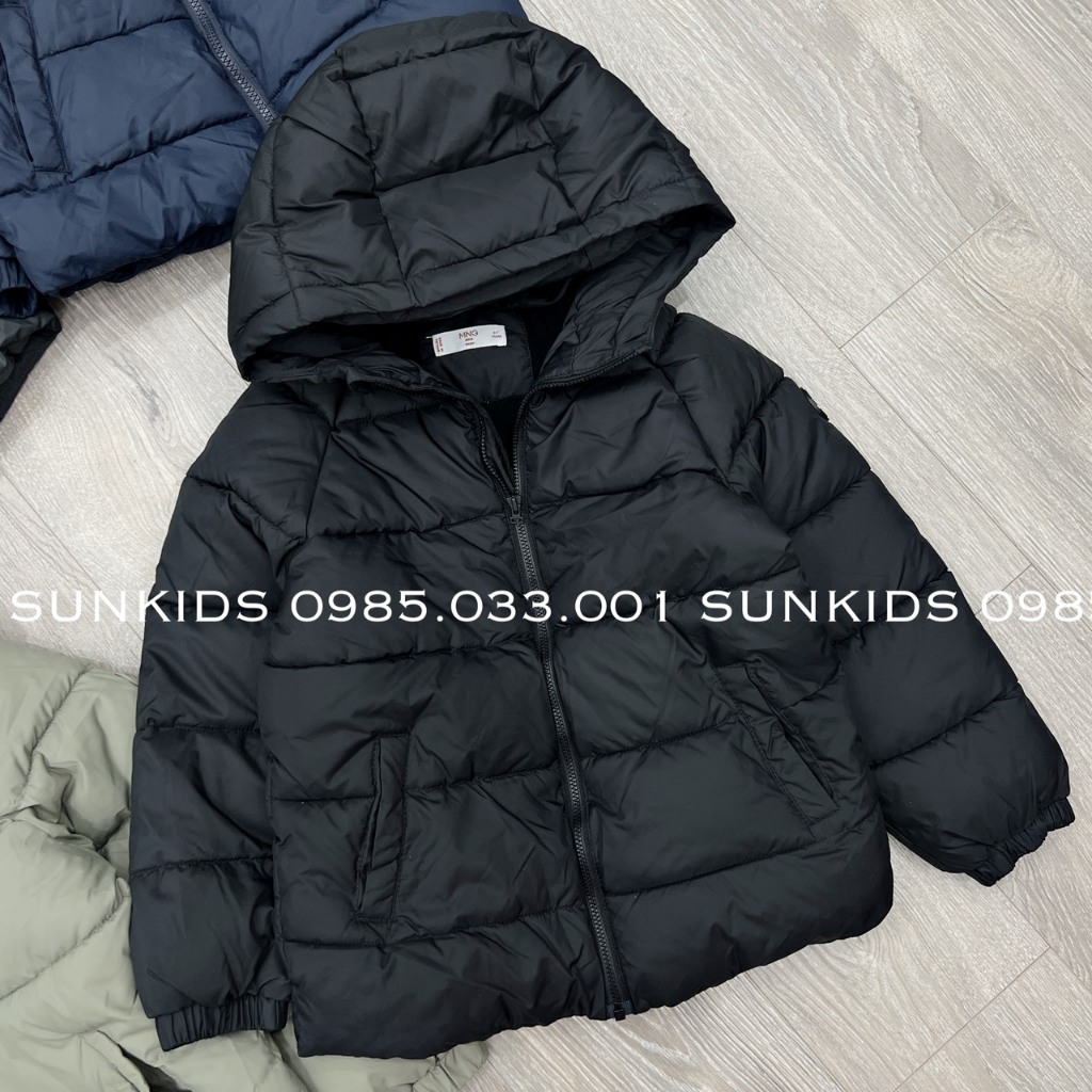 Áo phao bé trai bé gái MNG basic 4 màu