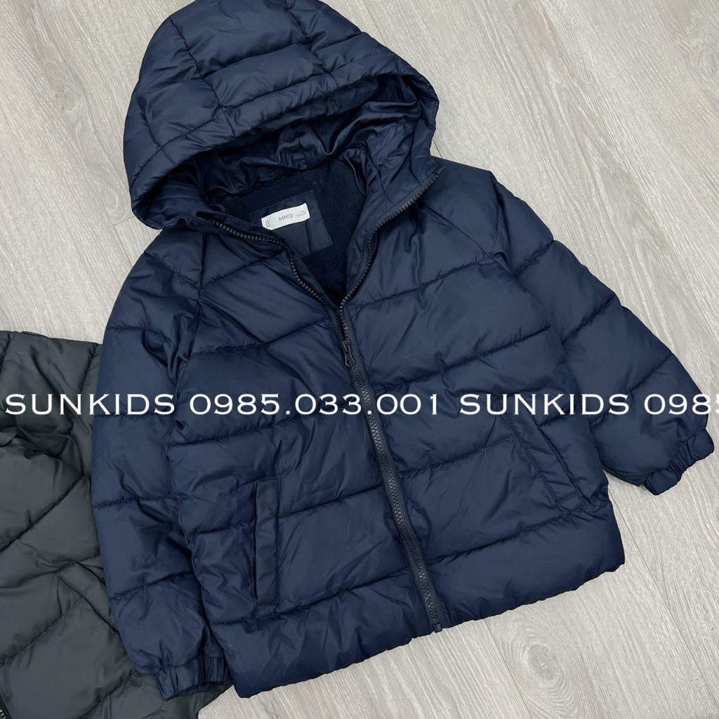 Áo phao bé trai bé gái MNG basic 4 màu